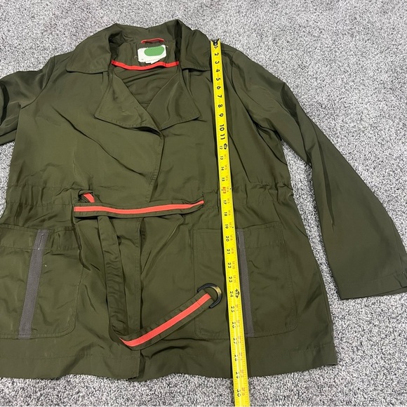 Anthropologie Gisborne Anorak Olive Green Safari Jacket Women’s Size Medium - Picture 9 of 12